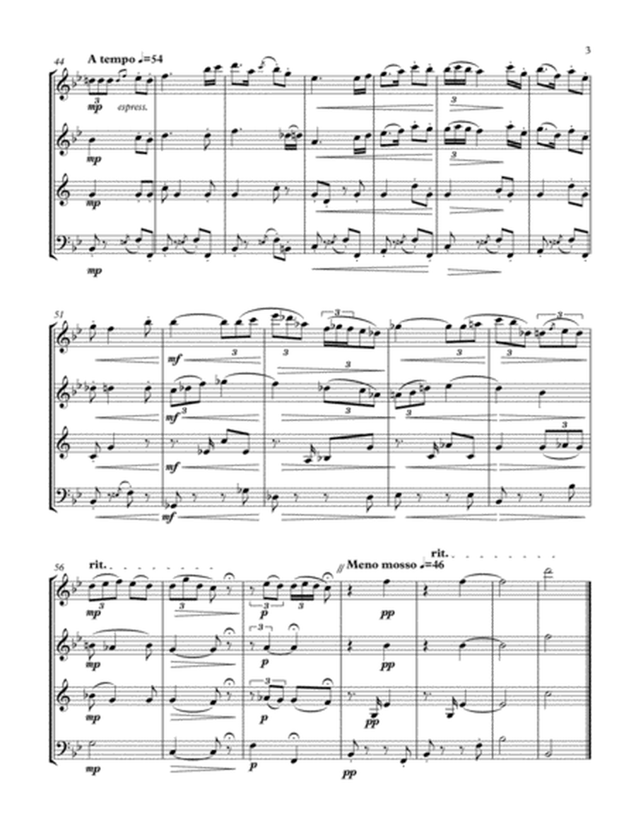 Tango in D major (Wind Quartet), Op.165 No.2 image number null
