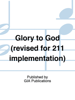 Book cover for Glory to God (revised for 2011 implementation)