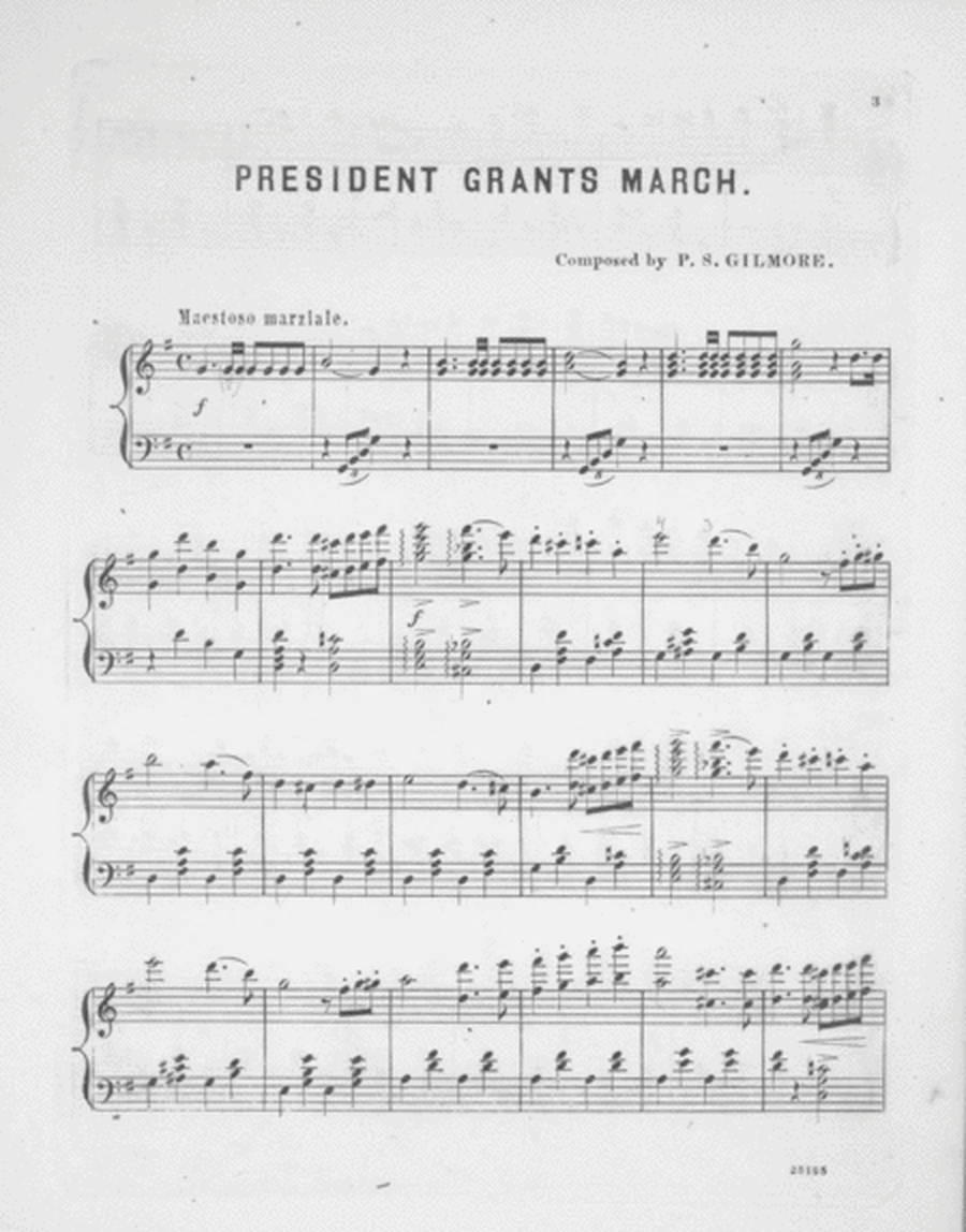 "Let Us Have Peace." President Grant's March