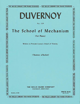 Book cover for School of Mechanism, Op. 120