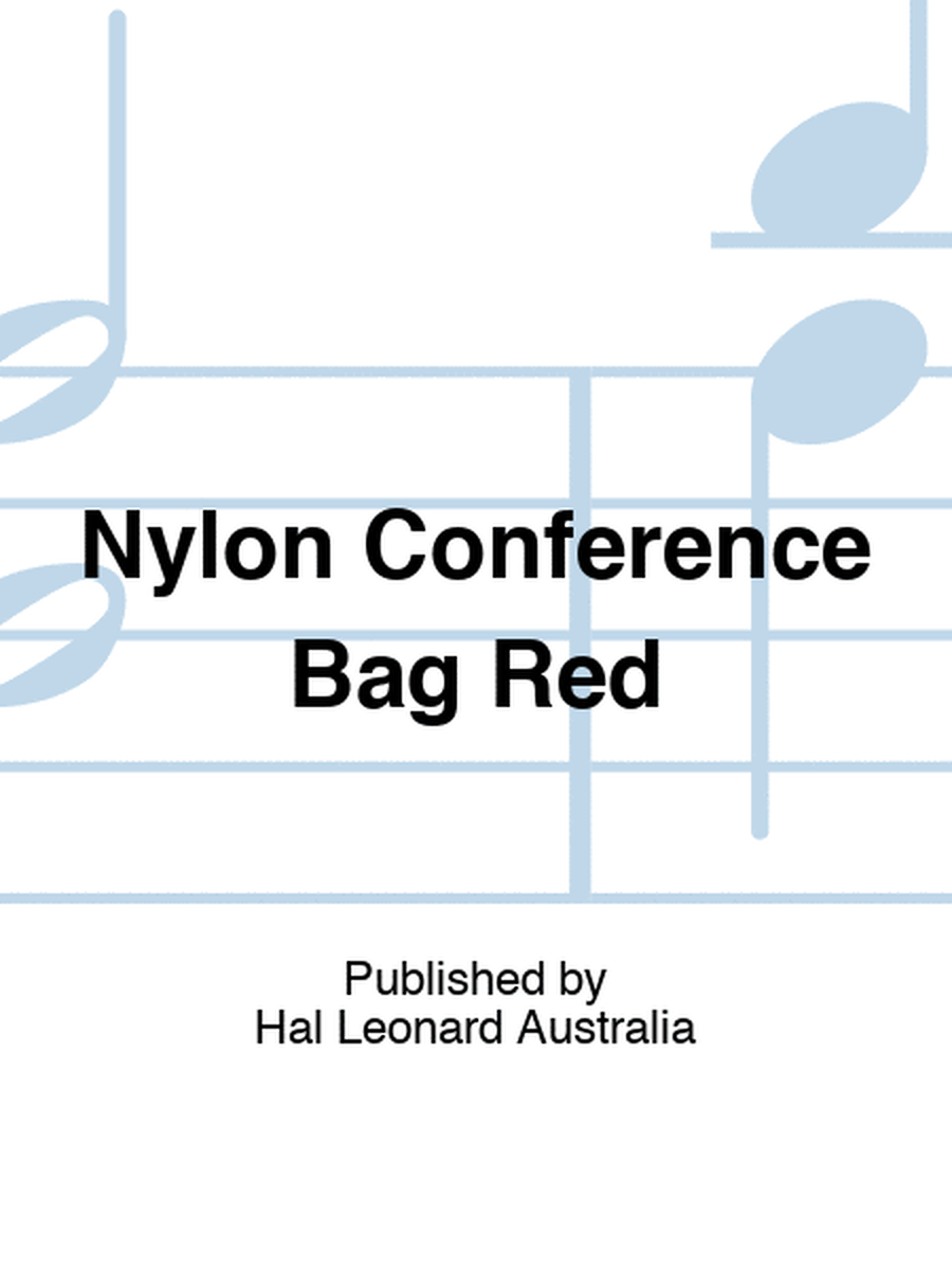 Nylon Conference Bag Red