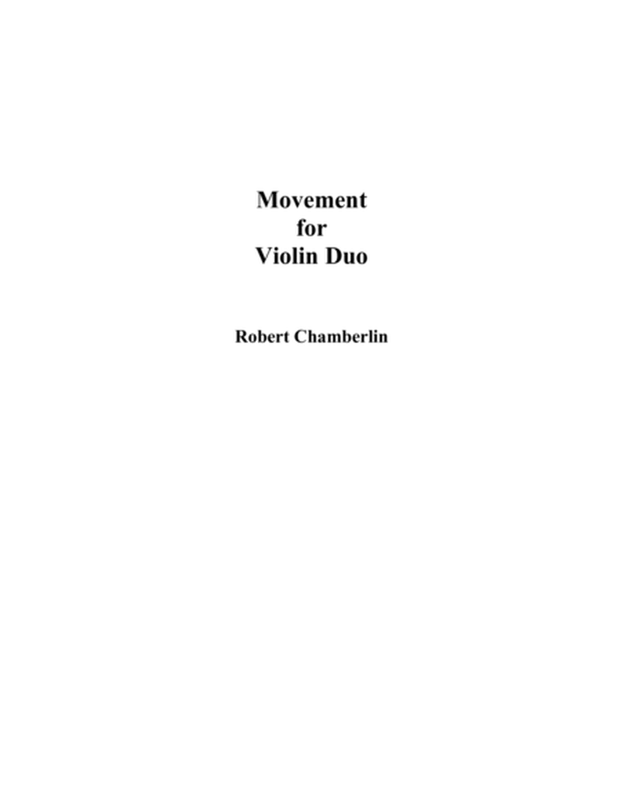 Movement for Violin Duo