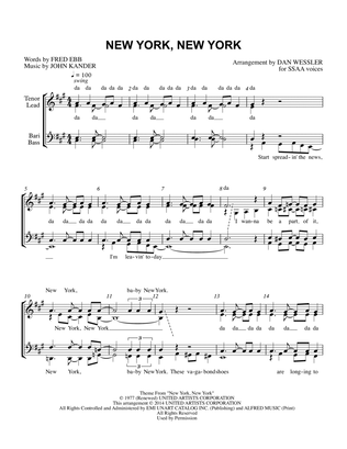 Theme From "New York, New York"