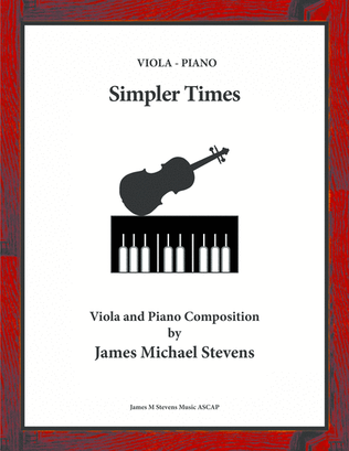Simpler Times - Viola & Piano