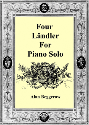 Four Ländler For Piano Solo
