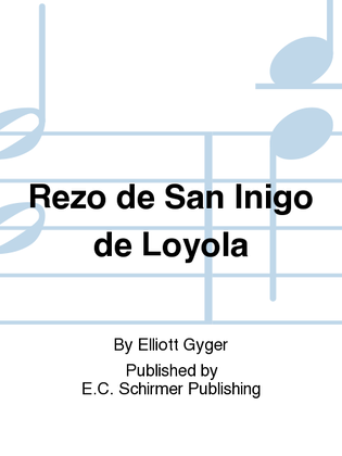 Book cover for Rezo de San Inigo de Loyola