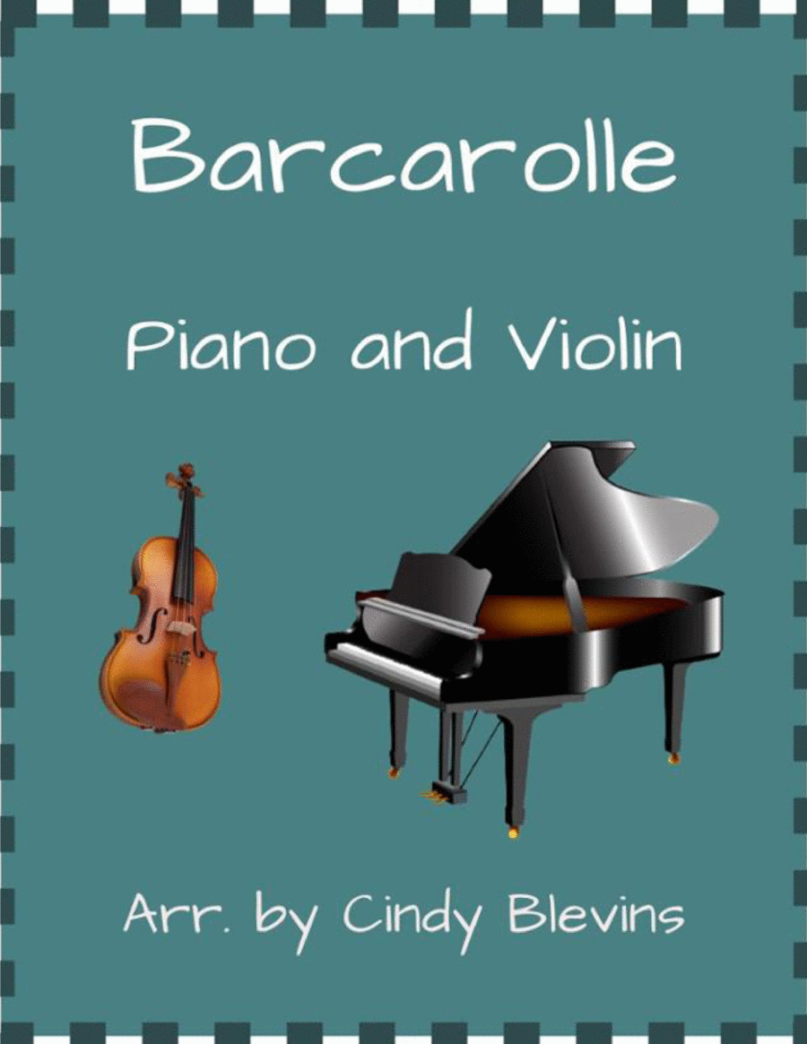 Barcarolle, for Piano and Violin image number null