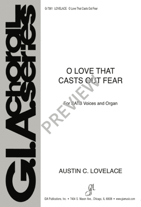 Book cover for O Love That Casts Out Fear