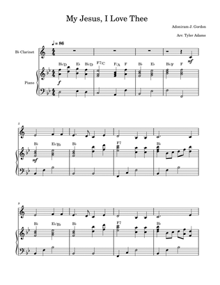 6 Hymns Arranged for Clarinet and Piano
