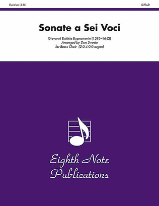 Sonate a Sei Voci