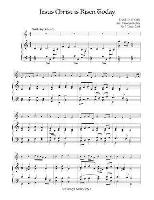 Jesus Christ is Risen Today (Hymn Tune: EASTER HYMN)