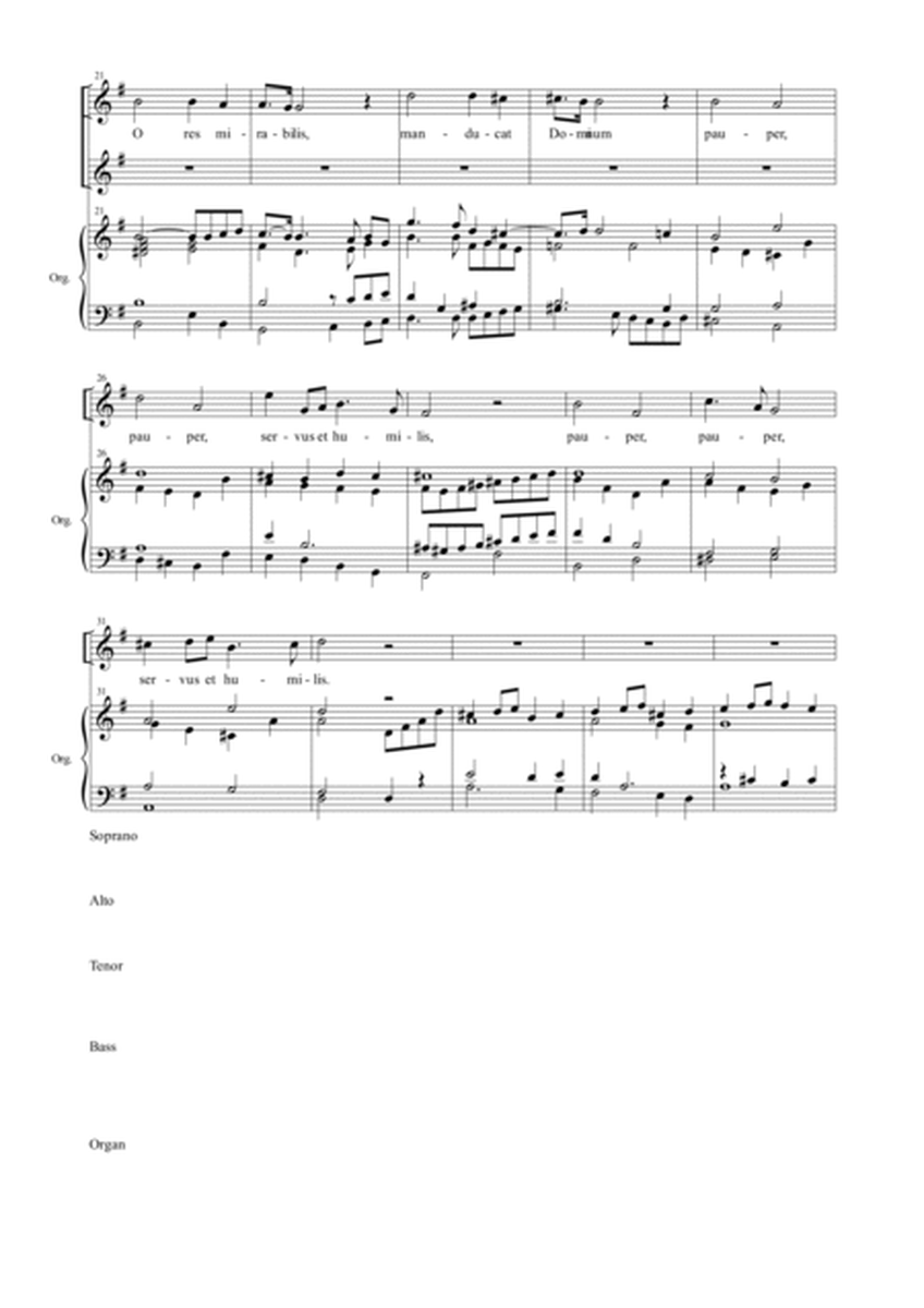 PANIS ANGELICUS - Franck - For Solo, SATB and Organ image number null