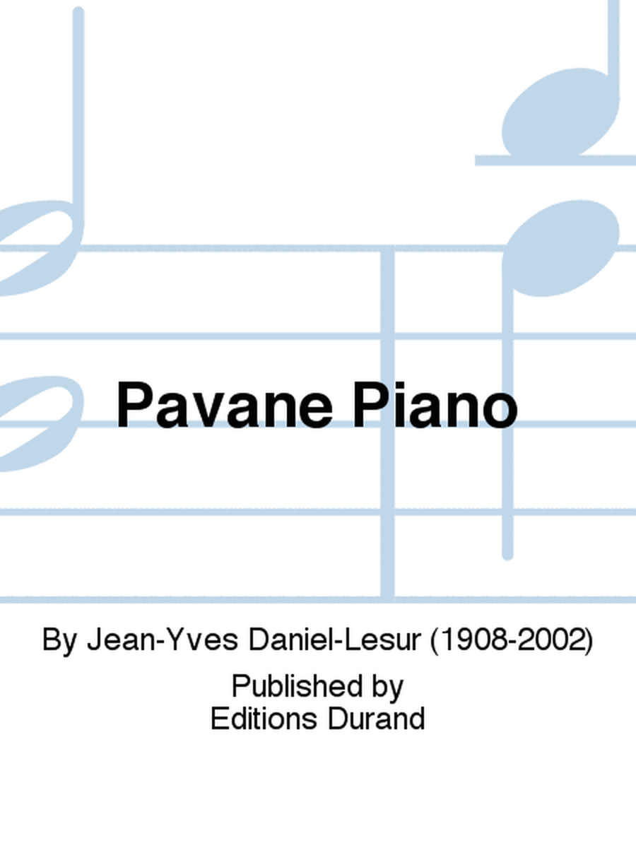 Pavane Piano