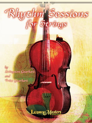 Book cover for Rhythm Sessions for Strings, Double Bass