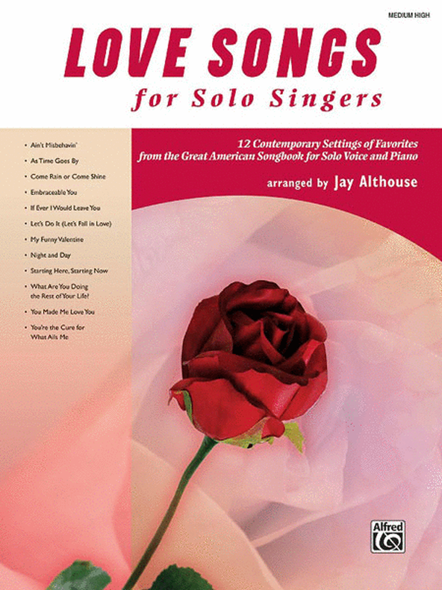 Love Songs for Solo Singers image number null