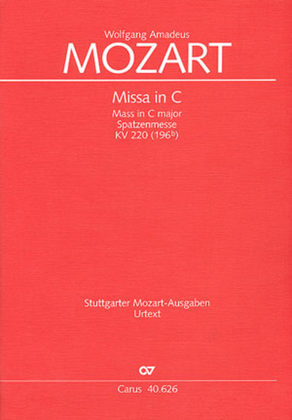 Book cover for Mass in C Major