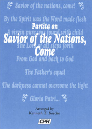Book cover for Partita on "Savior of the Nations, Come"