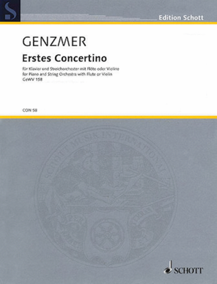 Genzmer H Concertino 1