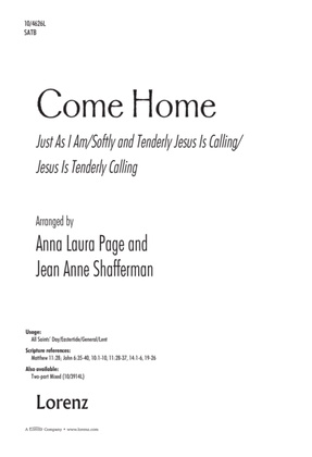 Book cover for Come Home