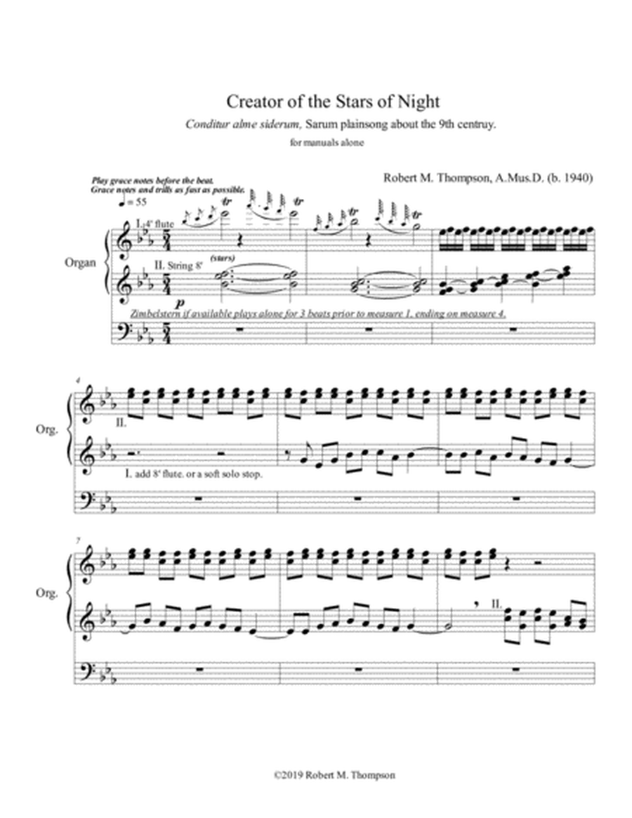 Great Epiphany Organ Chorale, "Creator of the Stars At Night"