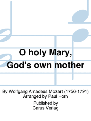 Book cover for Sancta Maria, Mater Dei (O holy Mary, God's own mother)