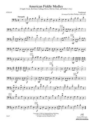 American Fiddle Medley: Cello