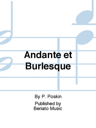Book cover for Andante et Burlesque