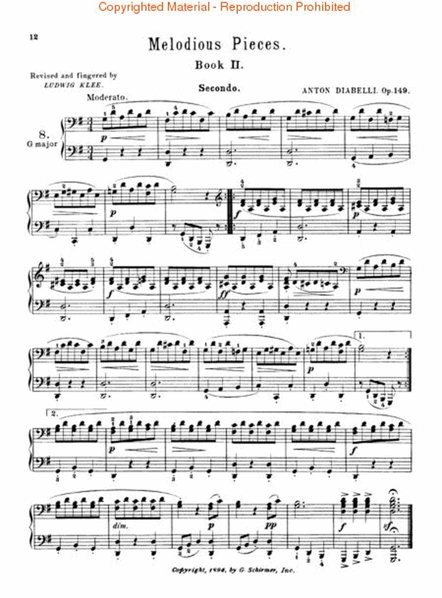 28 Melodious Pieces on 5 Notes, Op. 149
