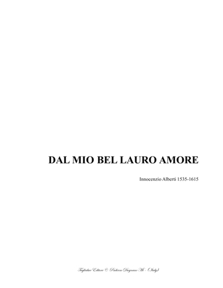 DAL MIO BEL LAURO AMORE - Alberti I. - For SAATB Choir image number null