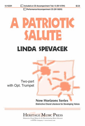 Book cover for A Patriotic Salute