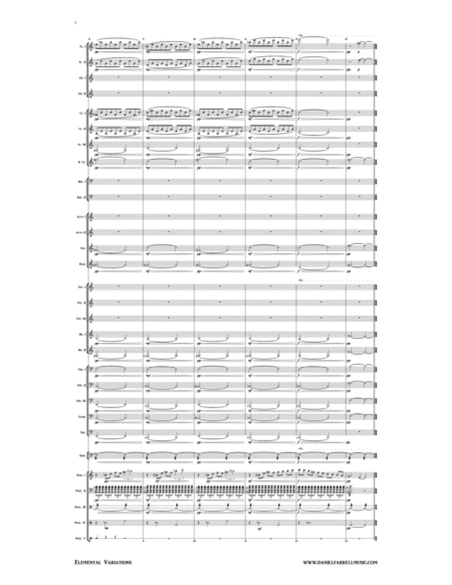 Elemental Variations - Wind Band (Op. 20)