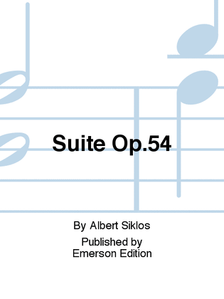 Book cover for Suite Op. 54