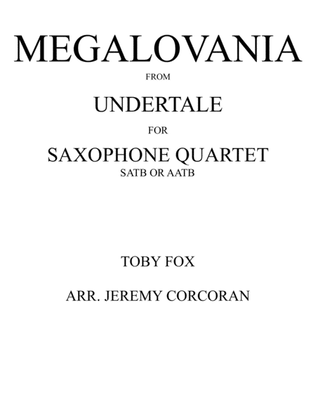 Book cover for MEGALOVANIA (from Undertale)