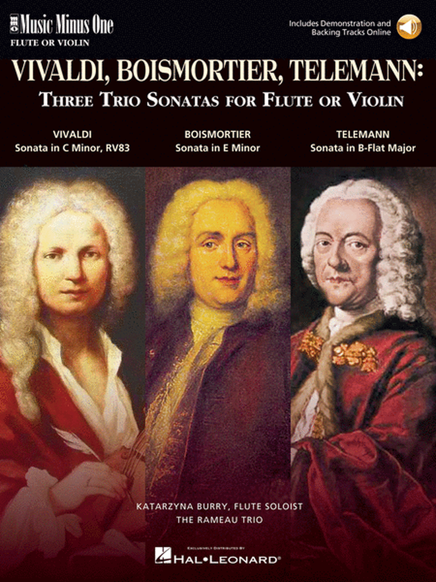 3 Trio Sonatas: Vivaldi, Boismorter and Telemann image number null