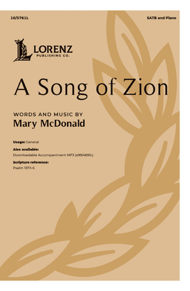 Book cover for A Song of Zion