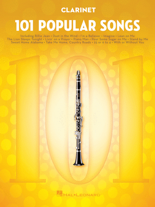 Book cover for 101 Popular Songs