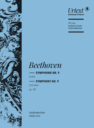 Book cover for Symphony No. 9 in D minor Op. 125