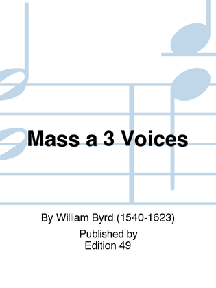 Book cover for Mass a 3 Voices