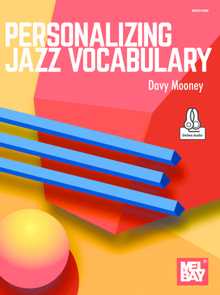 Book cover for Personalizing Jazz Vocabulary