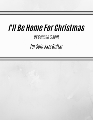 Book cover for I'll Be Home For Christmas