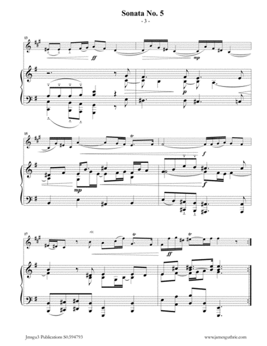 Vivaldi: Sonata No. 5 for Trumpet & Piano