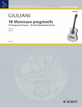 Book cover for 18 progressive Pieces