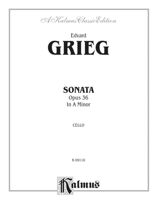 Book cover for Grieg: Cello Sonata in A Minor, Op. 36