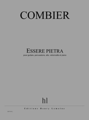 Book cover for Essere pietra