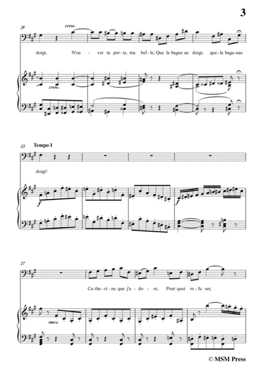 Gounod-Vous qui faites l'esdormie in f sharp minor, for Voice and Piano image number null