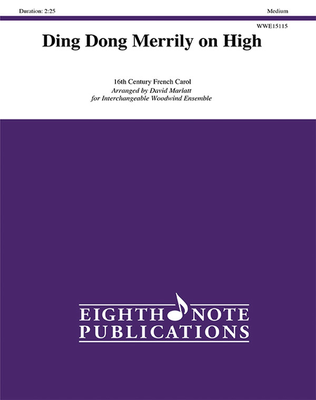 Book cover for Ding Dong Merrily on High