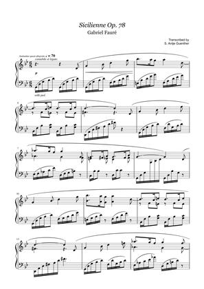 Sicilienne Op. 78