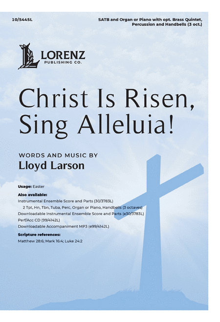 Christ Is Risen, Sing Alleluia! - Instrumental Ensemble Score and Parts