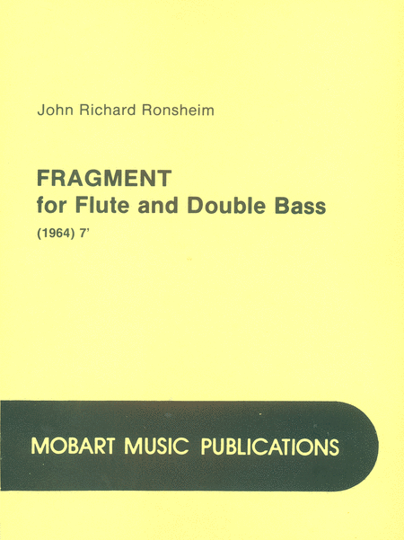 Fragment for Flute and Double Bass