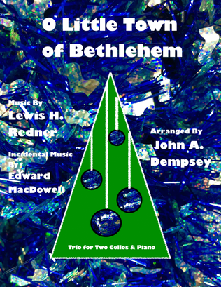 Book cover for O Little Town of Bethlehem (Trio for Two Cellos and Piano)